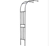 Sturdy Metal Garden Arch TrellisRustproof HalfSided Arbor for Outdoor Weddings Parties & Rose Plants Decoration (150x240x40cm) Durable Elegant Design