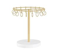 Sturdy Metal Hair Clip Organizers Elegant Gold Hair Accessories Stand Display Organizers for Neat and Tidy Spaces Accessory for Women