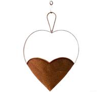 Sturdy Metal Hanging Flower Pot for Garden Patio Balcony with Contemporary Geometric Identity and Outdoor Fit (Style A)