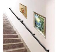 Sturdy Metal il for Indoor/Outdoor Stairs Adjustable 1-6M Wall-Mounted Safety Support Railing Decorative Wrought Iron Corridor Grab Bar