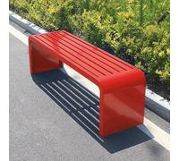 Sturdy Metal Park Bench for 3-4 People, High Weight Capacity, Ideal for Outdoor Spaces Like Porch and Yard