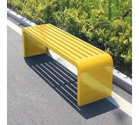 Sturdy Metal Park Bench for 3-4 People, High Weight Capacity, Ideal for Outdoor Spaces Like Porch and Yard