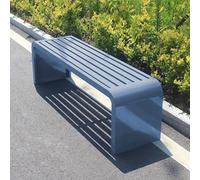 Sturdy Metal Park Bench for 3-4 People, High Weight Capacity, Ideal for Outdoor Spaces Like Porch and Yard