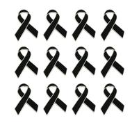 Sturdy Metal Ribbon Pin Handcraft Embroidered Badges for Craft Projects Fashion Alloy Ornaments