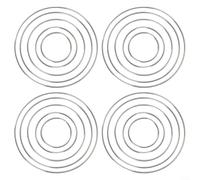 Sturdy Metal Rings for Crafting 20 or 40 Count for Creating For Wreaths and Other Decorations (20pcs)
