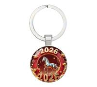 Sturdy Metal Rings with Chinese Zodiacs Horse Pattern Accessory Ideal for Individual Use or As a Gift Holder