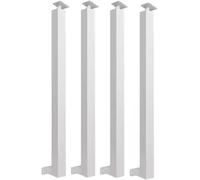 Sturdy Metal Square Railing for Loft & Corridor10Pack 270° Adjustable Steel Baluster System for Decks & Bridges, Safety il, Modern Design