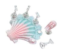 Sturdy Nail Stand with Magnetic for Bright Colours and Multicolor Effect in Art Display Tray for Stable Practice