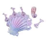 Sturdy Nail Stand with Magnetic for Bright Colours and Multicolor Effect in Art Display Tray for Stable Practice