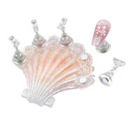 Sturdy Nail Stand with Magnetic for Bright Colours and Multicolor Effect in Art Display Tray for Stable Practice
