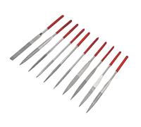 Sturdy Needle File Set Durable Comfortable Handle Convenient Jewelry Files for Shaping Soft Metal 10Pcs Set for Model Makers (4 * 160mm)