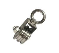 Sturdy Nonrust Steel U Grooves Bearing Pulley Strong Wheel for Quiet Operations in Libraries and Offices
