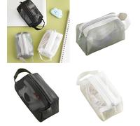 Sturdy Nylon Meshes Coin Purse with Smooth Hardware Zippered Designs Portable for Easy Access and Organization Use