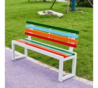 Sturdy Outdoor Bench with Comfort Slats, Perfect for Gardens, Parks & Pathways, Weather-Resistant Design for Daily Use & Longevity