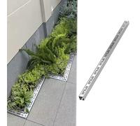 Sturdy Outdoor Drain Covers - Linear Drainage with Removable Stainless Steel Grate 7cm x 3cm Trench Drain Channel to Block Debris for Yard