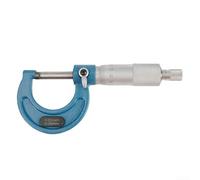 Sturdy Outside Micrometer with 0 100mm Measurement Capacity, 0 0001 For precision, Cemented Carbide Probe and Calibration Rod (0-25mm（0.01）)