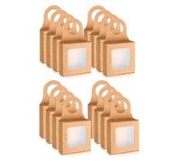 Sturdy Paper Gift Packaging Box Versatile Paper Box Sturdy Candy Biscuits Bag with Peek Wind Specialty Food Wrap