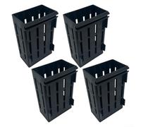 Sturdy Plant Holder for Fish Tank Supports Aquatic Plants and Enhances Aquascaping (Black)