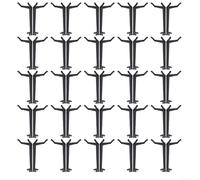 Sturdy Plastic Branch Presses 50pcs Garden Tool(Black 50pcs)