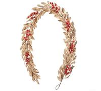 Sturdy Plastic Christmas Garland 180cm for Wall Door(Y26103-182) | for versatile hanging decor, fits walls doors trees, enhances space ambiance, flexible installation