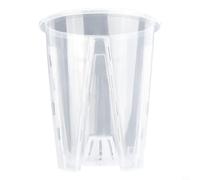 Sturdy Plastic Flower Pot with Side and Bottom Holes for Improved Ventilation for Indoor Plant Lovers and Gardeners (14cm)