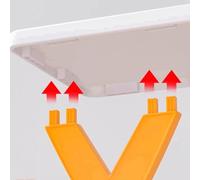 Sturdy Plastic Shoe Rack Creative 6 Tiers Narrow Shoe Stand Floor Standing Shoe Holder Sturdy Shoe Storage Shelf Easy Assembly Storable