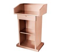 Sturdy Podium Stand for Stable Presentations in Classrooms, Churches, and Weddings - Essential Professional Lectern Equipment