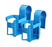 Sturdy Poolside Cup Holder Keep Cool Drink Beer No Spills,Portable Bottle Holder Punch Free Hanging Rack for Kitchen Bathroom,Multipurpose Cup Shelves for Bedside Bike Baby Carriage(2 Packs)