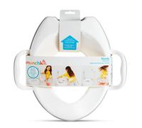 Sturdy Potty Training Toilet Seat with Handles and Splash Guard. Secure Anti-Slip Toddler Toilet Seat for Boys and Girls.