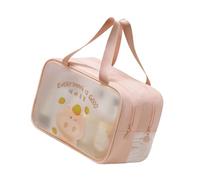 Sturdy PVC Waterproof Cosmetic Pouches for Daily Use Holds Lipsticks Perfumes Large Capacity Bag PVC Makeup Planner Storage Travel Toiletry Travel Rudiments Planner Swimming Gears