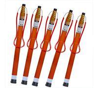 Sturdy Reflective Rescue Lifesaving Reach Poles, Pool Safety Hook For Deep Water/Dangerous Areas, Pool Rescue Pole For Emergency Life Saving Rescue Water Drowning(5pcs,L 10M/33FT)