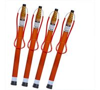 Sturdy Reflective Rescue Lifesaving Reach Poles, Pool Safety Hook For Deep Water/Dangerous Areas, Pool Rescue Pole For Emergency Life Saving Rescue Water Drowning(4pcs,L 4.5M/15FT)