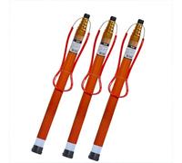 Sturdy Reflective Rescue Lifesaving Reach Poles, Pool Safety Hook For Deep Water/Dangerous Areas, Pool Rescue Pole For Emergency Life Saving Rescue Water Drowning(3pcs,L 5.5M/18FT)