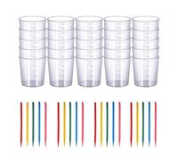 Sturdy Resin Measuring Cup Set Easy Cleaning Multipurpose Crafting Tool for Enthusiasts Resin Crafting Supplies