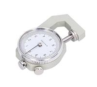 Sturdy Round Dial Thickness Gauge Accurate Spring-Loaded for Paper Pipe Board and Sheet Metal
