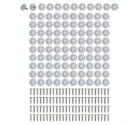 Sturdy Rubber Feet with Screws for Chopping Boards Prevents Slipping and Damage (100pcs)