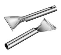 Sturdy Rustproof Fish Descaler Kitchen Utensils with Piercing Serrated Brims for Quick Easy Fish Scaling Various Type Scales Remover Tool