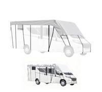Sturdy RV Snow, Covers UV Protection, Snow-Proof Tarp Compact, Multiuse | Foldable Dustproof Protective, Cover for Travel, Camping Beach Adventures, Desert Tours Winter, Road Trip Car, Truck Trailers