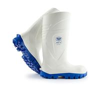 Sturdy Safety Boots for Men and Women with Steel Toecap, Non-Slip, Wide fit, Boots Food Industry, Resistant to Oils and Chemical detergents, Down to -30 Degrees, White, UK 7 Mens Size