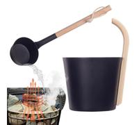 Sturdy Sauna Bucket Set Dry Sauna Bucket Accessories | Ergonomic water home, centre bath hotel, compact indoor multiuse, easy to use office outdoor, versatile