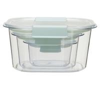 Sturdy Set Of Three Storage Boxes, Airtight Seal Storage Container, Hinge Locking Plastic Storage For Kitchen Premier Housewares Multi One Size