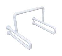 Sturdy Shower Safety Grab Bar for Bathtub, Urinal Support Bar, Toilet Wall-Mounted Stainless Steel Nylon Handrail Handicap Elderly Bathroom Public Non-Slip As(Yellow)