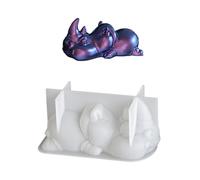 Sturdy Silicone Alligators Rhinoceros Molds Animal Silicone Resin Molds for Artistic Creations Animal Shaped Craft Handmade Resin for Projects