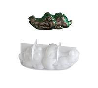 Sturdy Silicone Alligators Rhinoceros Molds Animal Silicone Resin Molds for Artistic Creations Animal Shaped Craft Handmade Resin for Projects