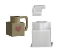 Sturdy Silicone Casting for Crafting Unique Storage Container and Gifts Heart Shaped Holder