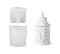 Sturdy Silicone Castles Memories for Resin Craft Making and Plaster Storage Containers Easy Demolding Plaster Castles Memories