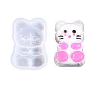 Sturdy Silicone Cats Figurine Crafting Mold Resistant to Wear and Tear with Enhanced Longevity for Daily Use Desk Accessory Mold