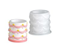 Sturdy Silicone Craft Featuring Raised Floral Pattern for Professional Grade Resin Art and Projects Silicone Storage Jar for Jewelry