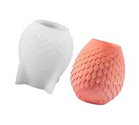 Sturdy Silicone Flowwerpots Mold Unique with Scale Texture Perfect for Artistic Home Decoration Pieces Vase
