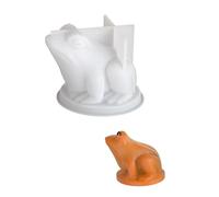 Sturdy Silicone for Crafting Unique Frogs Shaped Holders Portable for Holiday Decoration Realistic Detail